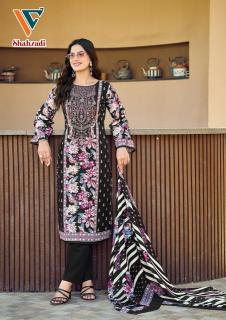 Vandana shahzadi vol-9 work dress material wholesale in hyderabad telangana india